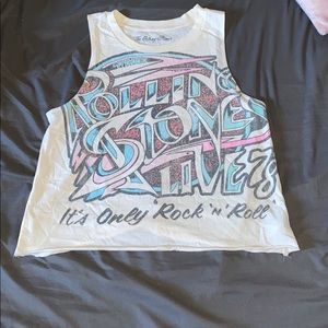 Rolling Stones American eagle muscle tee